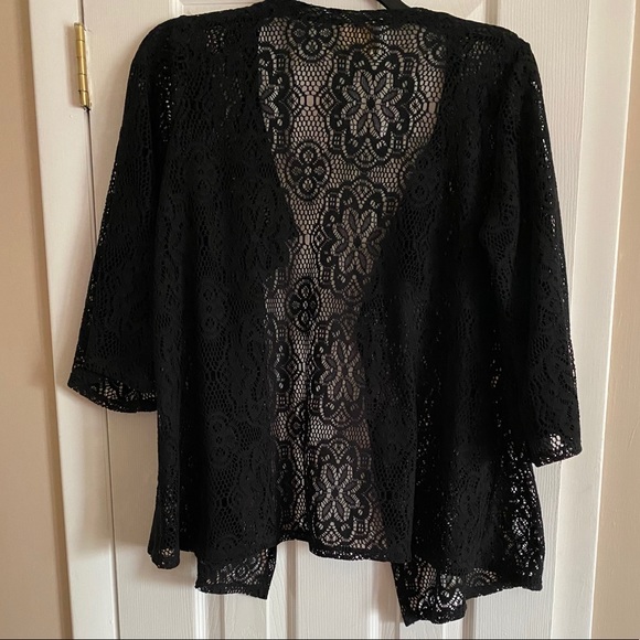 Women’s URBAN RENEWAL OS open cardigan Black - Picture 2 of 4